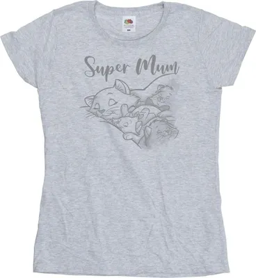Obrázok produktu pre Disney - Tričko "The Aristocats Super Mum" pre ženy BI16389 (L) (Grey)