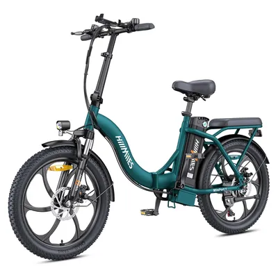 Image de MilePort - Vélo électrique pliable - Moteur 250 W - Batterie 36 V 13 Ah - 25 km/h - Pneus larges 50,8 x 7,6 cm - Autonomie jusqu'à 100 km - GN