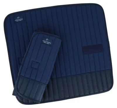 Immagine prodotto di Equithème, protezioni per bendaggi - Modello Easy - Set da 4, dimensione: 50 cm, colore: blu navy