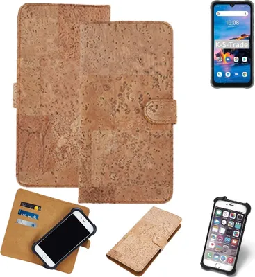 Produktbild von K-S-Trade Hülle kompatibel mit UMIDIGI Bison Pro  Kork Handyhülle Cover  Schutzhülle TPU Case Bumper in Hellbraun, (1x)