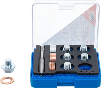 Productafbeelding van BGS reparatieset voor het schroefdraad van de olieaftapplug, 236 mm, 236 g