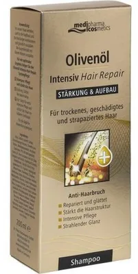 Zdjęcie produktu dla Medipharma Cosmetics Olivenöl Intensiv Szampon regenerujący do włosów, 200 ml Szampon