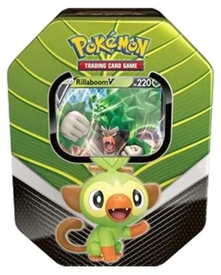 Produktbild von Pokemon Galar Partners Tin: Rillaboom V Tin German