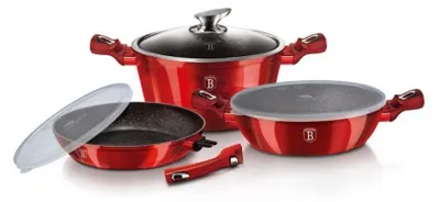 Produktbild von Berlinger Haus Bh-7050 Burgunderschein Topf- Und Pfannenset