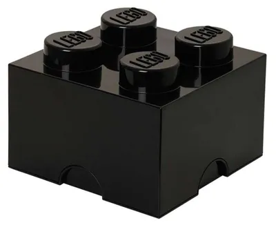 Immagine prodotto di LEGO 40031733 Mattoncini LEGO STORAGE BRICK 4, 5,7 litri, nero