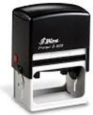 Produktbild von Stempel mit individueller Textplatte 64 x 40 mm