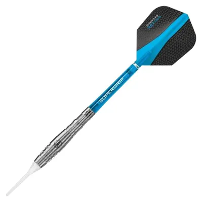 Produktbild von Harrows - Darts "Aero", Weiche Spitze 3er-Pack PP2632 (18 g) (Blau/Grau)