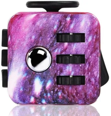 Imagen del producto de Cubito antiestrés Galaxy, juguete sensorial tipo cubo
