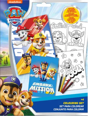 Zdjęcie produktu dla Zestaw do kolorowania Paw Patrol z kredkami PW20004