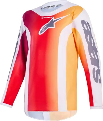 Zdjęcie produktu dla Alpinestars Fluid Portl Jugend Motocross Jersey, rot/grau, S