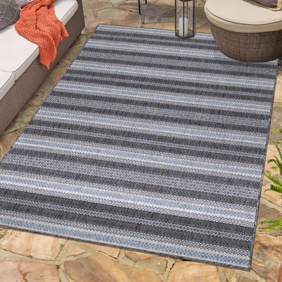 Obrázek produktu pro Carpetsale24 Vnitřní a Venkovní Koberec Sisal Vzhled Moderní Design Plochá Tkanina Voděodolný Balkon Terasa Obývací Pokoj, Velikost: 120x170 cm