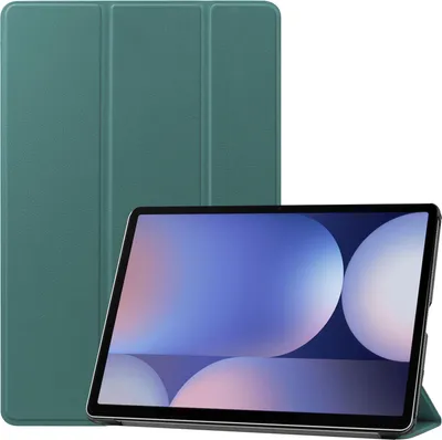 Immagine prodotto di Set 2 in 1 custodia e vetro per Samsung Galaxy Tab S10 Plus Galaxy Tab S9 FE+ Plus, Galaxy Tab S9 + Plus SM-X820/X826B X610/X616 X810/X816B/X818U Custodia sottile da 12,4 pollici con funzione di supporto e funzione Auto Sleep/Wake