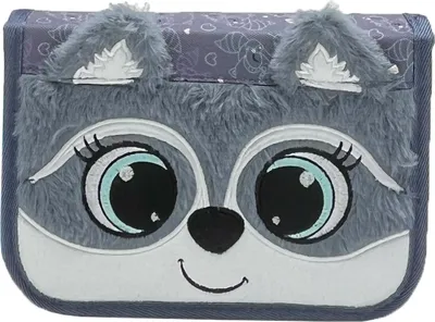 Produktbild von Federmäppchen mit zwei Klappen ohne Zubehör Racoon Majewski