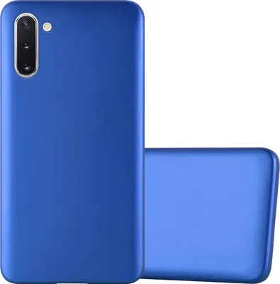 Image de Cadorabo Housse pour Samsung Galaxy NOTE 10 Housse en bleu Housse pour portable TPU Silicone Etui Cover Case