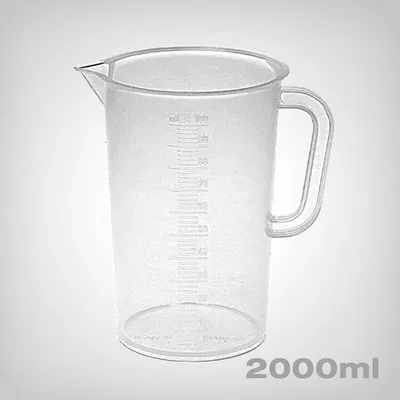 Produktbild von Messbecher mit 50ml Teilung, 2 Liter