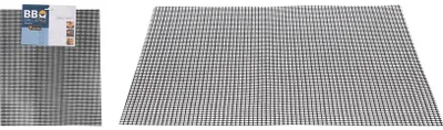 Produktbild von 2er Set Grillmatten Antihaft PTFE-Glasfaser 36x42 cm bis 260°C, schwarz