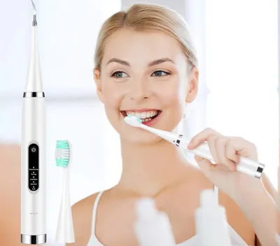 Obrázek produktu pro Verk 24479 Sonický kartáček s ultrazvukovým čističem zubů 2 v 1 mátový