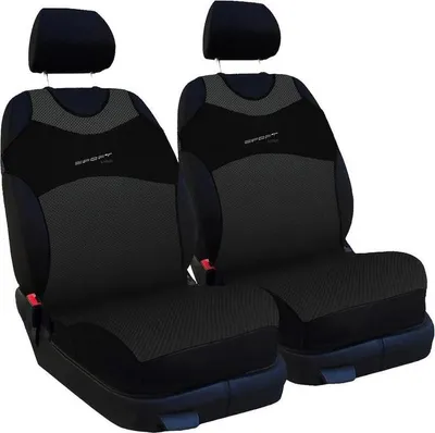 Produktbild von Autositzbezüge Universal Schonbezüge PKW Auto Set Grau Vorne 1+1 für Opel Astra