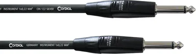 Produktbild von Cordial CII 0.9 PP, Plug 6.3mm, Männlich, Plug 6.3mm, Männlich, 0,9 m, Schwarz