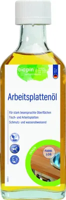 Produktbild von Biopin Naturfarben Arbeitsplattenhartöl 250 ml farblos