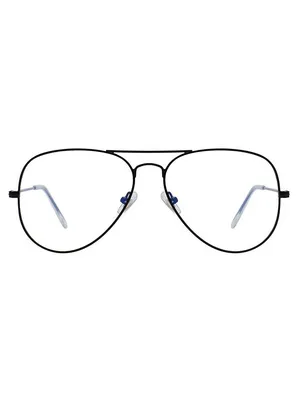 Produktbild von VeyRey-Brille auf Blaulicht Piloten Blüte schwarz