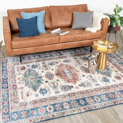 Produktbild von Volero - Teppich Vintage - Azara Yasmin Hellblau - 230x330 cm - Wohnzimmer, Esszimmer, Schlafzimmer - Klassik, Orientalisch