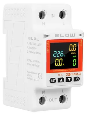 Imagen del producto de Contador de energía inteligente para carril DIN BLOW 72-106 con Wi-Fi y compatibilidad con Tuya
