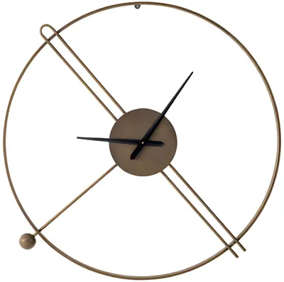 Productafbeelding van Moderne wandklok met een minimalistische geometrie en elegante accenten