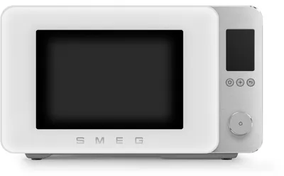 Obrázek produktu pro Smeg MOC02WHMEU, Pracovní deska, Kombinovaná mikrovlnná trouba, 27 l, 900 W, Vestavěný displej, LCD