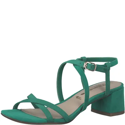 Produktbild von Tamaris Sandalette - Grün Textil Größe: 39 Normal