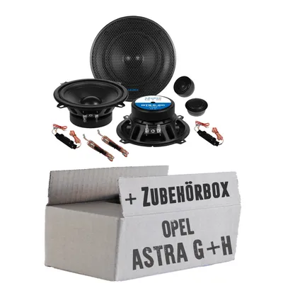 Produktbild von Opel Astra G + H Tür hinten - Lautsprecher Boxen Crunch GTS5.2C - 13cm 2-Wege System GTS 5.2C Auto Einbauzubehör - Einbauset