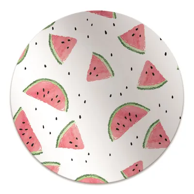 Produktbild von Rundmatte - Stuhlunterlage Bürostuhlunterlage - Rund Ø 100 cm - Bodenmatte - Fußmatte - Wassermelonenregen