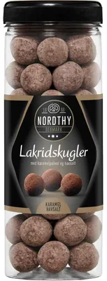 Image de Nordthy Boules de réglisse caramel salé 300g