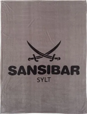 Produktbild von Wohndecke Mikrofaser SANSIBAR BL 150x200 cm silber Decke Kuscheldecke