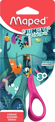 Immagine prodotto di maped 472000 maped Kinderschere JUNGLE fever petrol/pink 12,0 cm