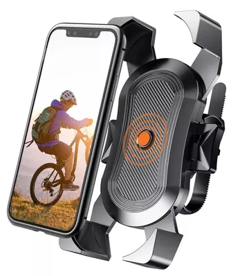 Produktbild von Fahrrad Motorrad Handy Halterung Halter Smartphone Wasserdicht bis 6.6 Zoll 360°