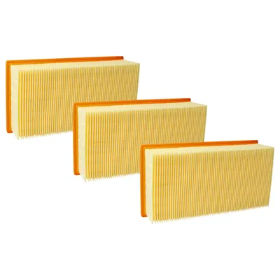 Produktbild von vhbw 3x Flachfaltenfilter L - M Ersatz für Festool 452923, 259.307, 500558 für Staubsauger