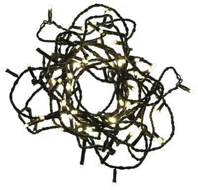 LED-Lichterkette 5 m, 8 Funktionen, warmes Licht