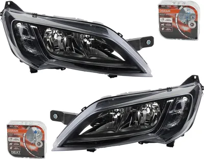 Immagine prodotto di Johns, Fari neri Osram Night Breaker Laser adatti a Peugeot Boxer III L R 1612041380 0001375101080 1375101080 1612040580 0001375097080 1