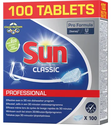 Produktbild von Unilever Spülmaschinentabs Classic 8710447466919 100 St./Pack.