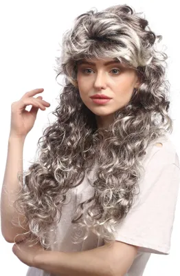 Produktbild von WIG ME UP Perücke Grau Braun Locken Lang Barock DH1562-P4TP613