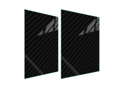 Produktbild von Glasschutzplatte Für Herd 70X52 Schwarz