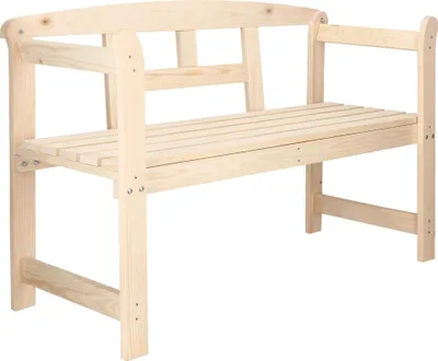 Produktbild von Gartenbank Sitzbank Gartenmöbel Holzbank Bank 2-Sitzer