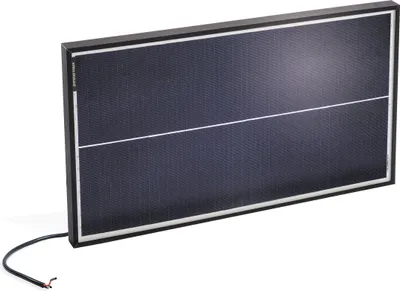 Produktbild von esotec monokristallines Solarmodul, 25Wp, 18V, 490x279x25mm, wetterfest, 130110