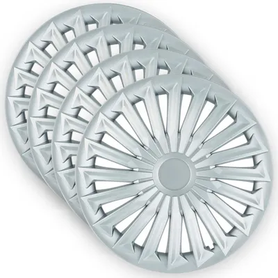 Produktbild von 4x Radkappen Radblenden Radzierblenden 14 Zoll Joy Silber Set Universal