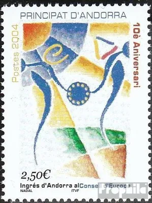 Produktbild von Briefmarken Andorra - Französische Post 2004 Mi 623 (kompl.Ausg.) postfrisch Europarat