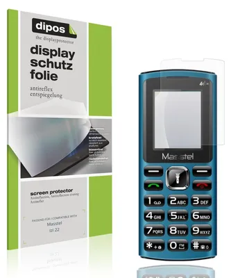 Produktbild von 4x Schutzfolie für Masstel Izi 22 matt Displayschutzfolie Folie Display Schutz dipos