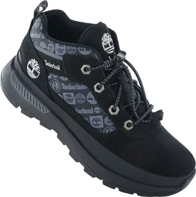 Image de TIMBERLAND Field Trekker Low - Chaussures pour enfants, bottines en cuir, noir TB0A643U, taille 34