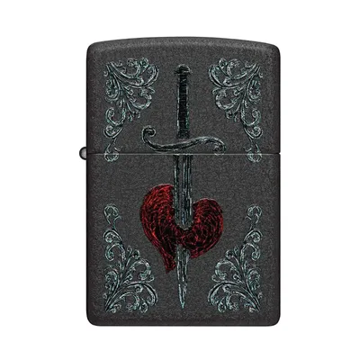 Produktbild von ZIPPO HEART DAGGER TATTO 48617 Feuerzeug