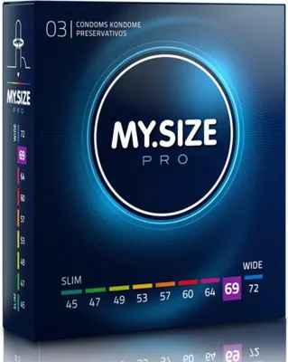 Zdjęcie produktu dla My Size PRO, Prezerwatywy 69mm, 3 sztuk